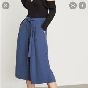 BCBG Culottes tie waist